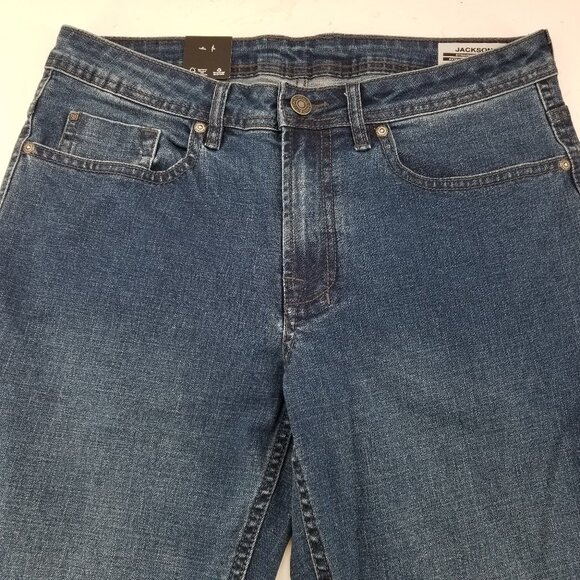 NWT Buffalo David Bitton Jackson Straight Repreve Stretch Denim Men's Size 32x32 - Picture 3 of 9